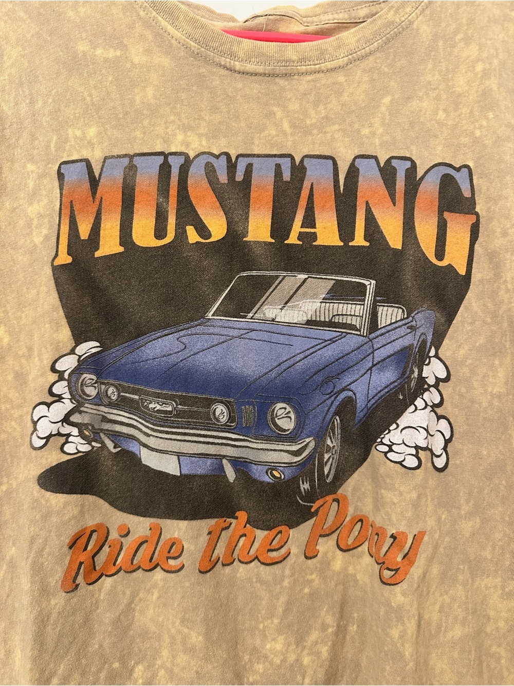 Ford Mustang Vintage Style Women’s T-shirt Size Small - Picture 2 of 7
